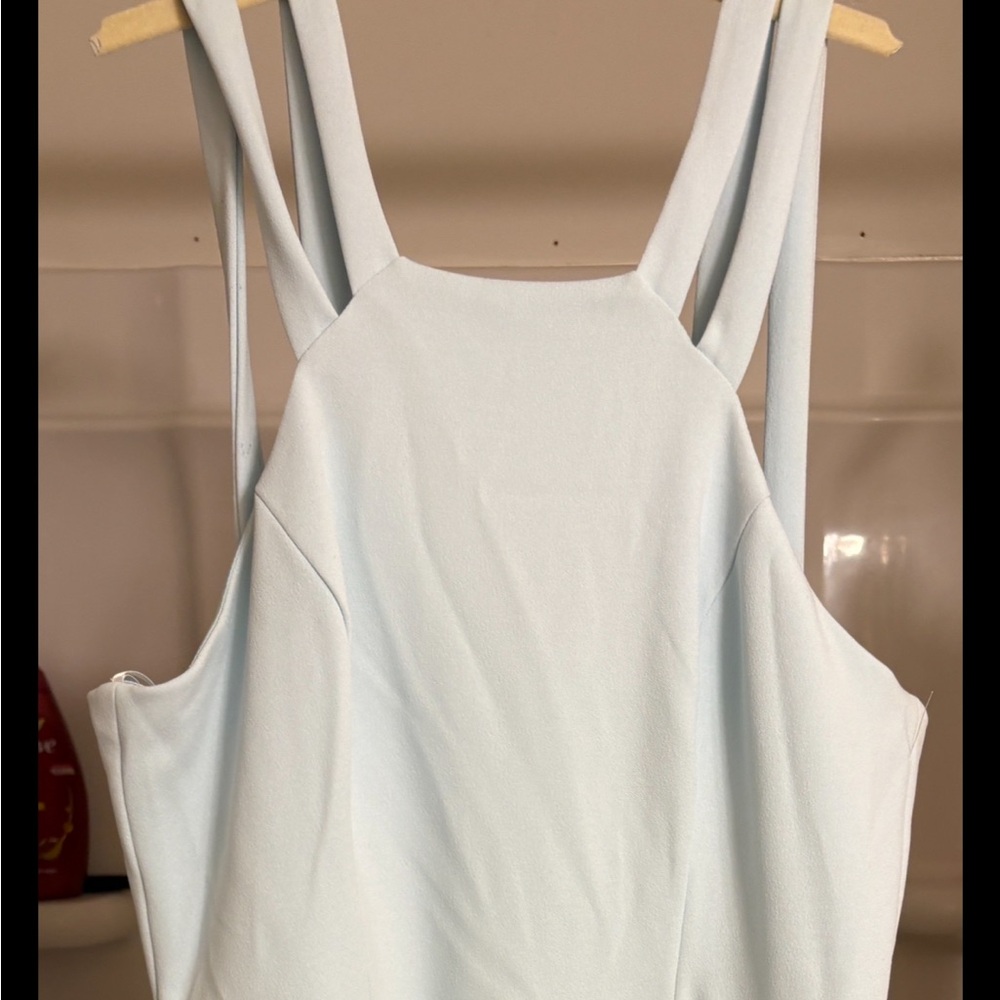 Elegant Light Blue Juniors Dress